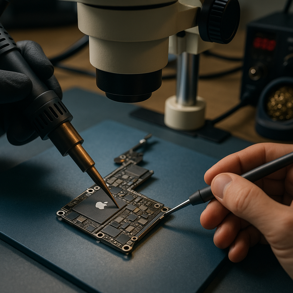 Korzyści z nauki mikrolutowania w serwisie Apple - Szkolenia Apple – wiedza serwisowa i praktyczna diagnostyka