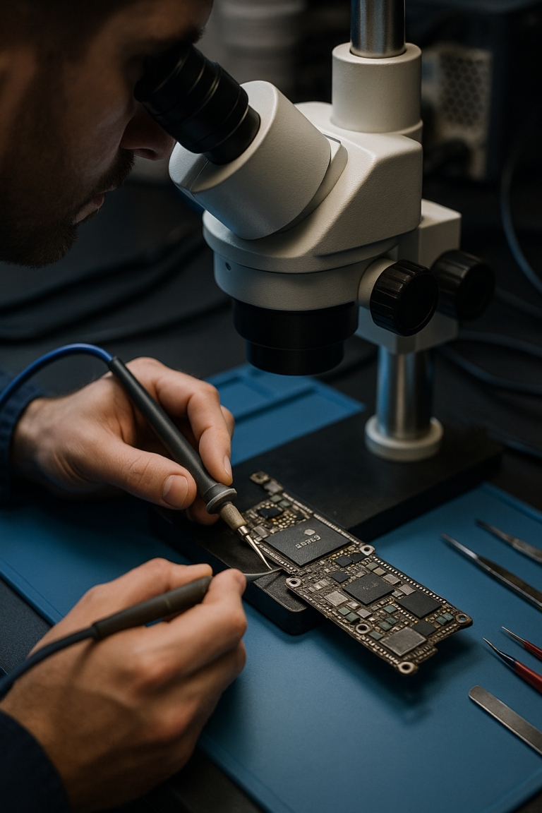 Zalety mikrolutowania w serwisie Apple - Szkolenia Apple – wiedza serwisowa i praktyczna diagnostyka