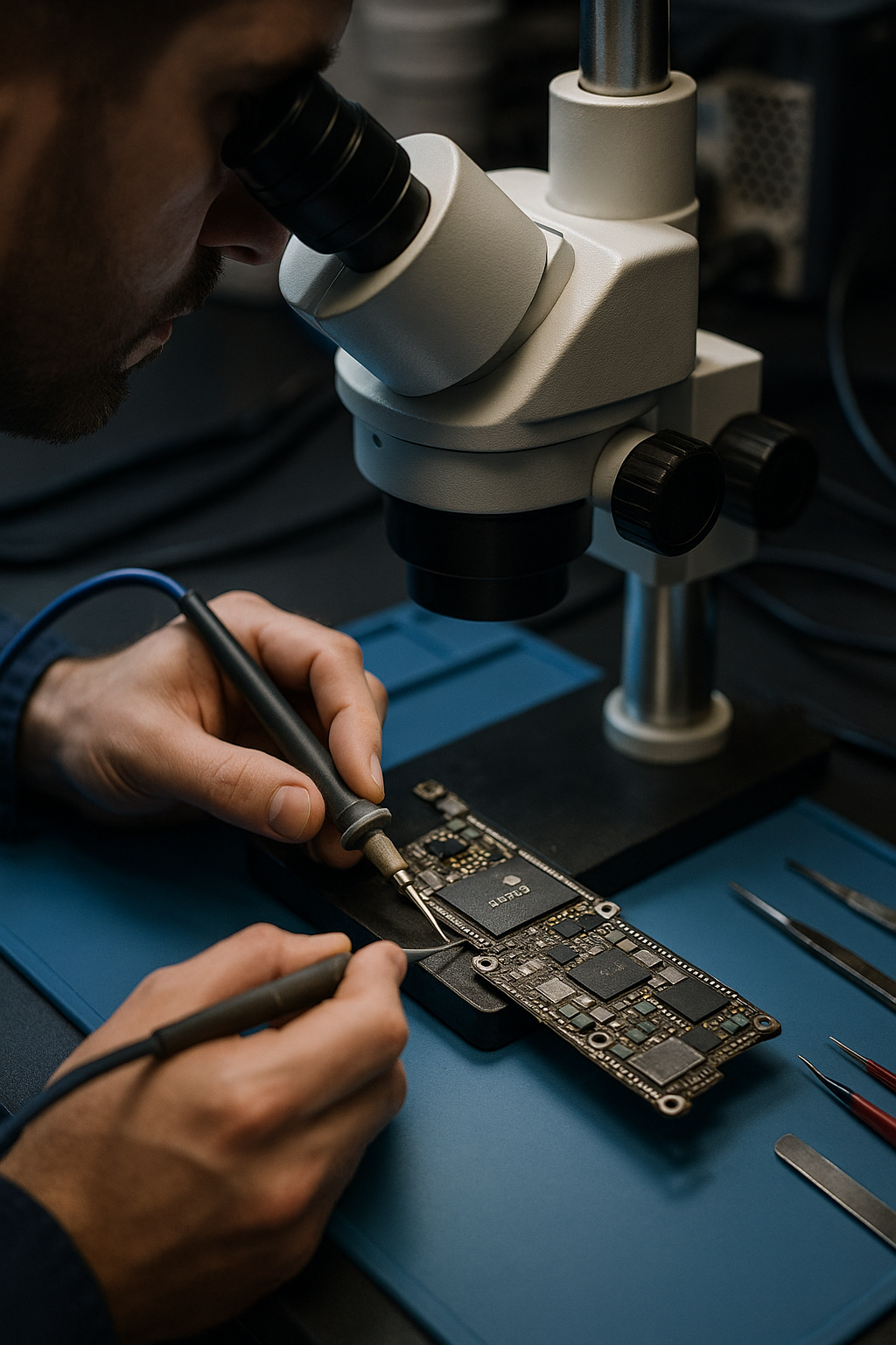 Zalety mikrolutowania w serwisie Apple - Szkolenia Apple – wiedza serwisowa i praktyczna diagnostyka