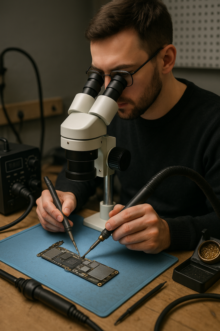 Szkolenia z mikrolutowania – co warto wiedzieć? - Szkolenia Apple – wiedza serwisowa i praktyczna diagnostyka