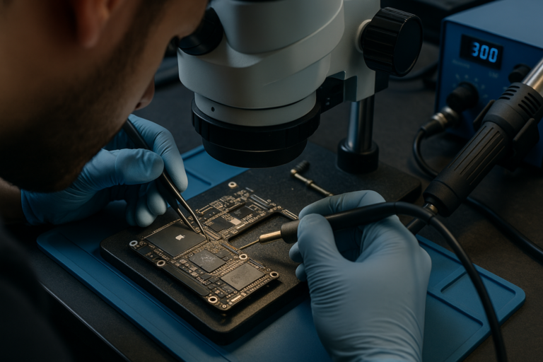 Jak mikrolutowanie wydłuża życie urządzeń Apple - Szkolenia Apple – wiedza serwisowa i praktyczna diagnostyka