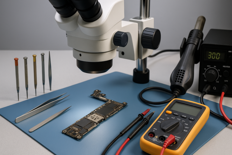 Jakie narzędzia są używane w serwisie Apple? - Szkolenia Apple – wiedza serwisowa i praktyczna diagnostyka