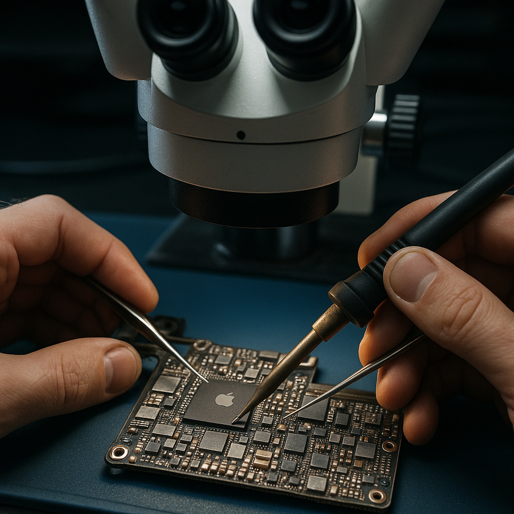 Mikrolutowanie a nanolutowanie – kluczowe różnice - Szkolenia Apple – wiedza serwisowa i praktyczna diagnostyka
