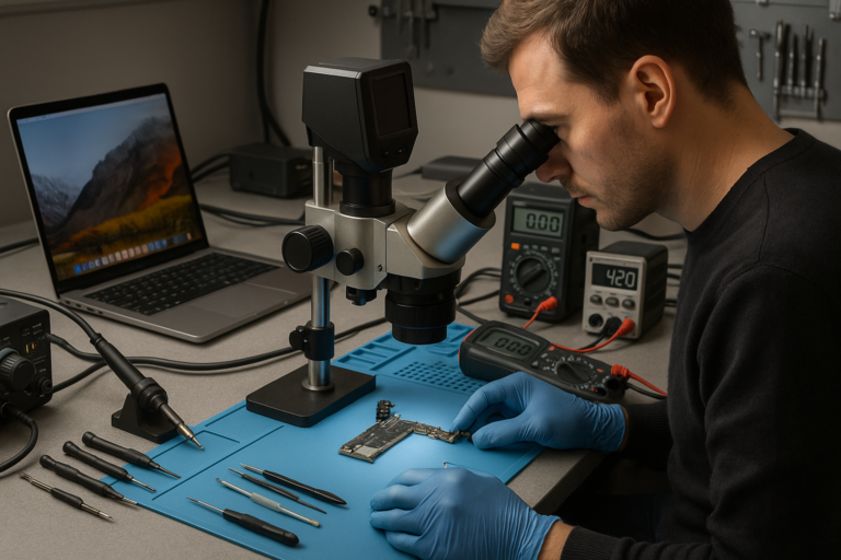 Umiejętności doświadczonego serwisanta Apple - Szkolenia Apple – wiedza serwisowa i praktyczna diagnostyka